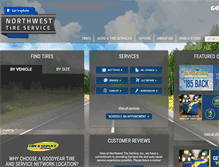 Tablet Screenshot of nw-tire.com